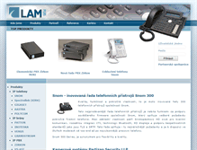 Tablet Screenshot of lam.cz